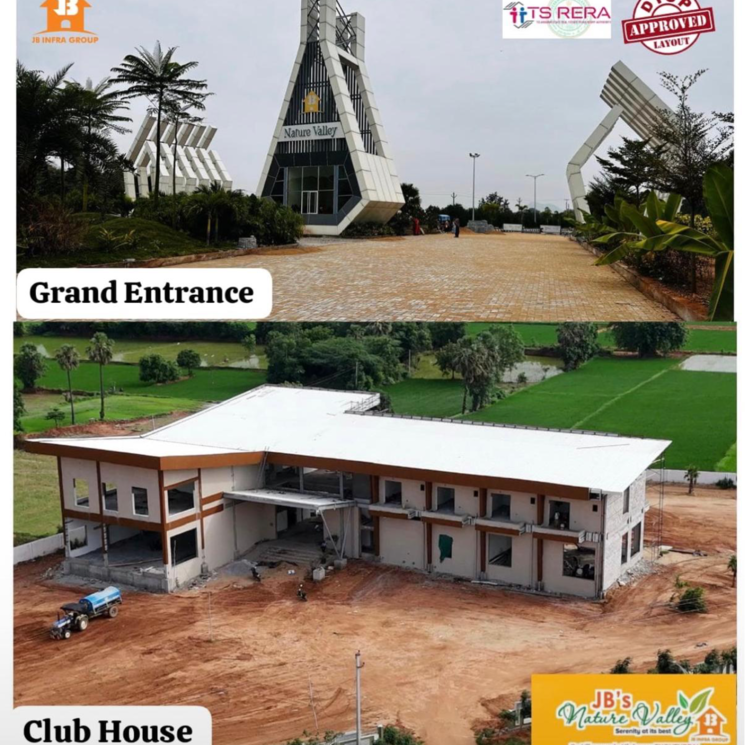 Exterior View, jb-nature-valley  220 Sq.Yd. Plot In Kothulapuram Hyderabad 9412059