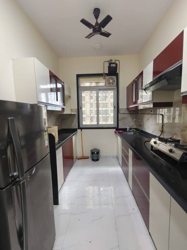 Kitchen, larkins-pride-palms 3 Bedroom 1250 Sq.Ft. Apartment In Kolshet Road Thane 9412065