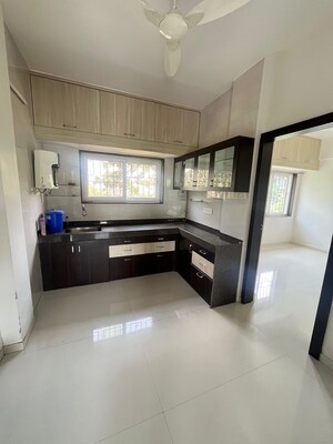 Kitchen in 3 BHK Apartment at Seema Garden, Kothrud – for Rent