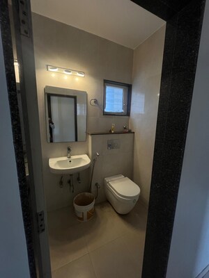 Bathroom in 3 BHK Apartment at Seema Garden, Kothrud – for Rent