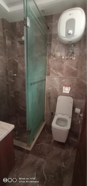 Bathroom in 3 BHK Builder Floor at S 27 Luxury Homes, Greater Kailash – for Rent
