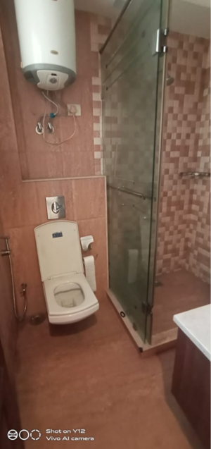 Bathroom in 3 BHK Builder Floor at S 27 Luxury Homes, Greater Kailash – for Rent