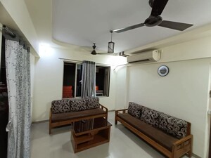 Living Room in 1 BHK Apartment at Raunak Park View, Ghodbunder Road – for Sale