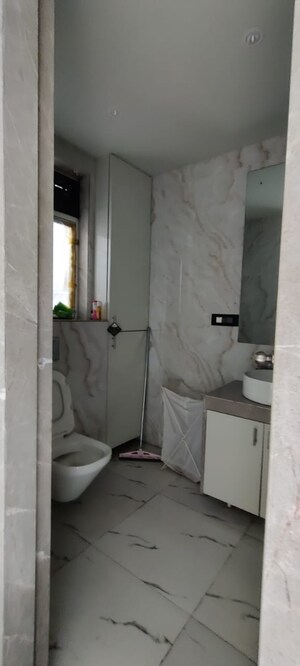 Bathroom in 3 BHK Apartment at Enpar Lotus Residency, Lower Parel – for Rent