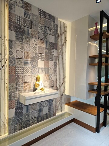 Balcony in 3.5 BHK Apartment at Prestige High Fields, Gachibowli – for Rent