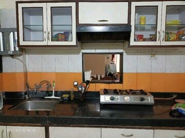Kitchen in 2 BHK Apartment at Goel Ganga Orchard, Mundhwa – for Rent