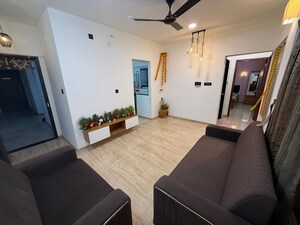 Living Room in 2 BHK Apartment at VTP Cygnus, Kharadi – for Rent