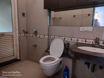 Bathroom in 2 BHK Apartment at Raheja Interface Heights, Malad West – for Rent