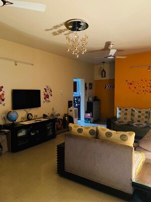 Living Room in 2 BHK Apartment at Kolte Patil Aleria, Kharadi – for Rent
