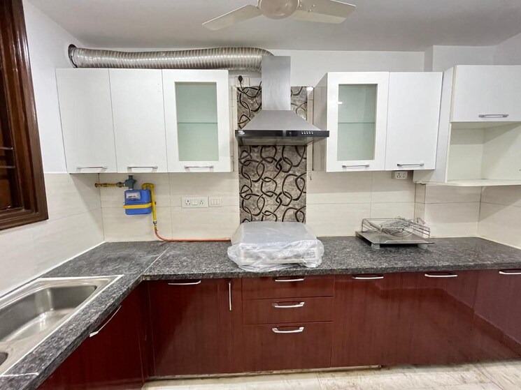 Kitchen, burari 3 Bedroom 1200 Sq.Ft. Builder Floor In Burari Delhi 9412319