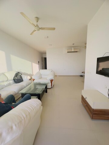 Living Room in 3 BHK Apartment at Lake Home, Powai – for Rent