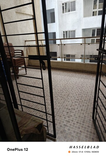 Balcony in 3 BHK Apartment at Karve Nagar – for Rent