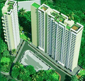 Balcony in 2 BHK Apartment at Apex Green Wood, Borivali East – for Sale