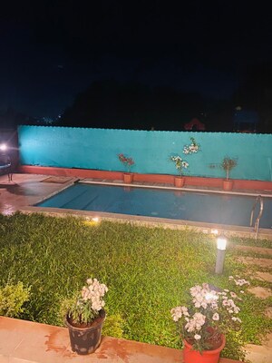 Swimming Pool in 4 BHK Villa at Alto Betim Porvorim – for Rent