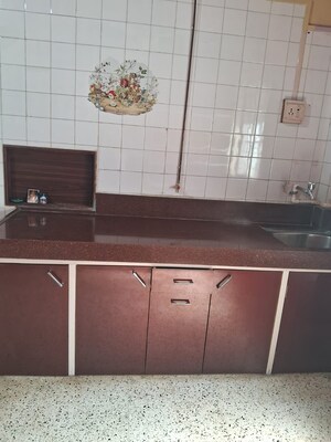 Kitchen in 1 BHK Apartment at Shriram Nagar CHS, Aundh – for Rent