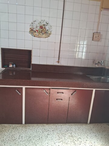 Kitchen in 1 BHK Apartment at Shriram Nagar CHS, Aundh – for Rent