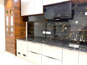 Kitchen in 2 BHK Apartment at Rajapushpa Provincia, Narsingi – for Rent