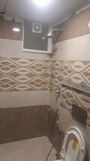 Bathroom in 2 BHK Apartment at Malviya Nagar – for Rent