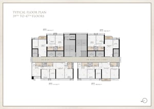 Floor Plan in 2 BHK Apartment at Ravi The Gateway, Kandivali West – for Sale