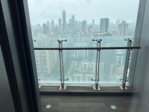 Building Lobby in 3 BHK Apartment at Lodha The World Towers World One Tier 2, Worli – for Rent