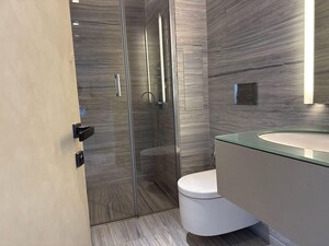 Bathroom in 3 BHK Apartment at Lodha The World Towers World One Tier 2, Worli – for Rent