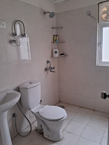 Bathroom in 1 RK Apartment at VVIP Nest, Raj Nagar Extension – for Rent