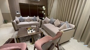 Living Room in 4 BHK Apartment at The Ananta Aspire, Utrathiya – for Sale