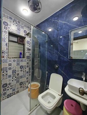 Attached Bathroom in 1 BHK Apartment at Krishna Geeta, Bhayandar East – for Rent