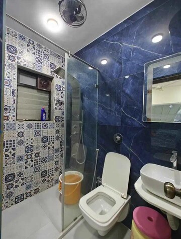Attached Bathroom in 1 BHK Apartment at Krishna Geeta, Bhayandar East – for Rent