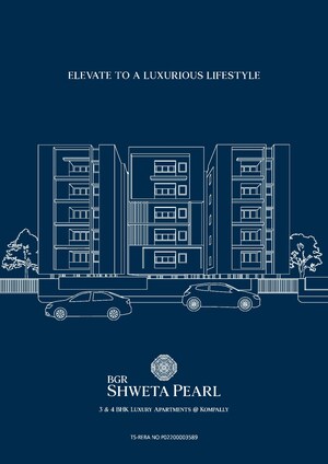 Floor Plan in 3 BHK Apartment at Kompally – for Sale