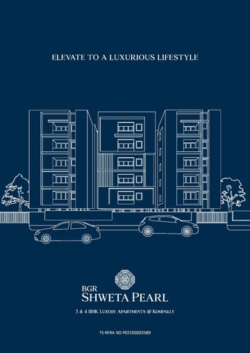 Floor Plan in 3 BHK Apartment at Kompally – for Sale