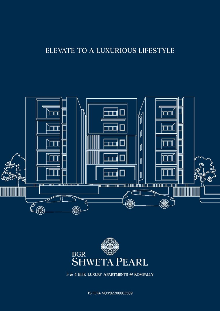 Floor Plan, kompally 3 Bedroom 1662 Sq.Ft. Apartment In Kompally Hyderabad 9412893