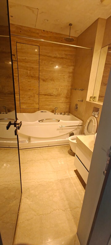 Bathroom in 3 BHK Apartment at Omkar 1973, Worli – for Rent