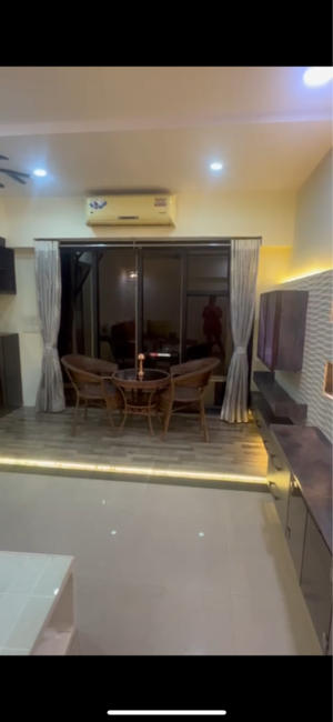 Gym in 2 BHK Apartment at Lalani Residency, Pratha Pushp Society – for Rent