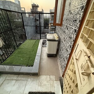 Balcony in 1.5 BHK Builder Floor at Sector 63a – for Rent