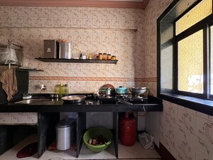 Kitchen in 1 BHK Apartment at New Evershine Gardens, Vasai West – for Sale