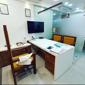Team Area in  Office Space at Real Tech Park, Vashi Sector 30a – for Rent