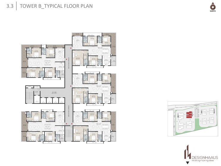 Floor Plan, namishree-vrindavan 4 Bedroom 2790 Sq.Ft. Apartment In Kondapur Hyderabad 9413125