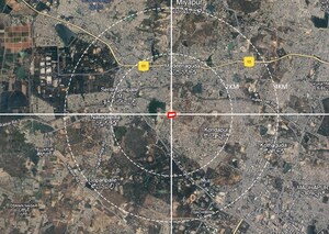 4 BHK Apartment – Map Location View at Namishree Vrindavan, Kondapur - for Sale