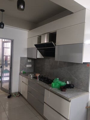 Kitchen in 3 BHK Apartment at Gulshan Bellina, Sector 16 Greater Noida – for Rent