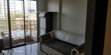 Living Room in 1 BHK Apartment at Delta Vrindavan, Mira Road – for Rent