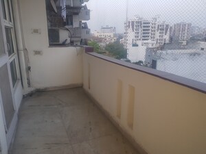 Balcony in 2 BHK Apartment at Gaurs Galaxy, Vaishali Sector 5 – for Rent