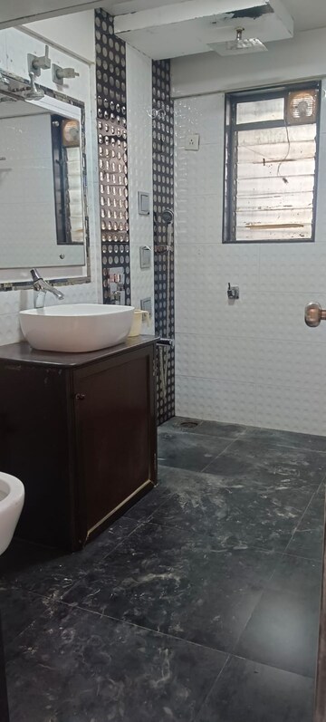 Bathroom in 3 BHK Apartment at Royal Palms, Goregaon East – for Rent