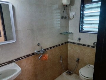 Bathroom in 2 BHK Apartment at Ambika Residency Malad West, Malad West – for Rent