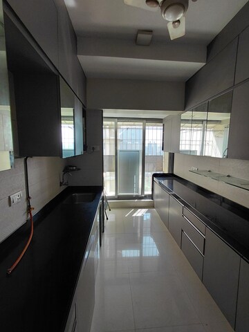 Kitchen in 2 BHK Apartment at Rustomjee OZone, Goregaon West – for Rent