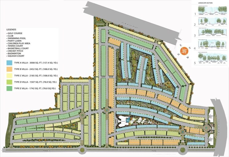 Exterior View, paramount-golfforeste-villas Studio 435 Sq.Ft. Apartment In Zeta I Greater Noida Greater Noida 9413479