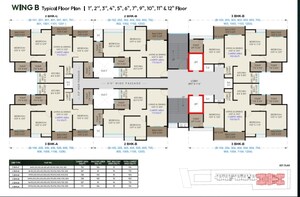 Floor Plan in 2 BHK Apartment at Dudulgaon – for Sale