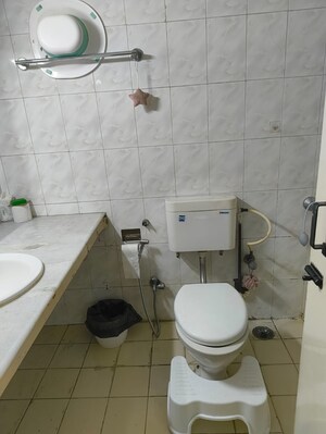 Bathroom in 3 BHK Apartment at Clover Mystique, Kalyani Nagar – for Rent