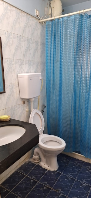 Bathroom in 3 BHK Apartment at Konark Valentine, Viman Nagar – for Rent