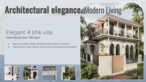 4 BHK Villa – Exterior View View at Aldona - for Sale